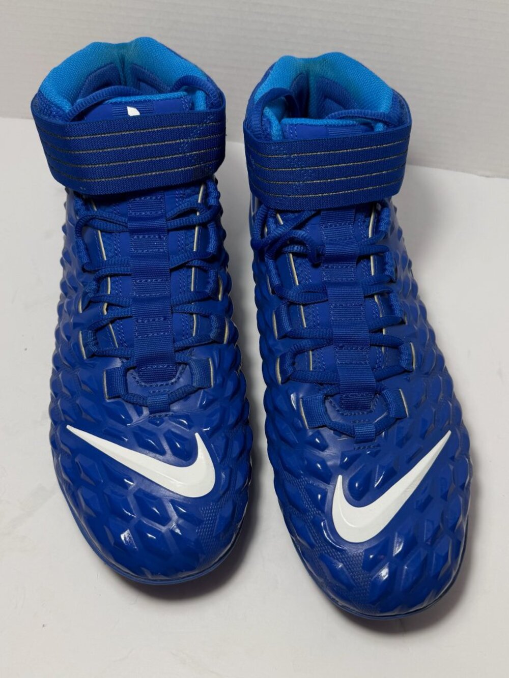 Nike Force Savage Pro 2 Blue White Football Cleats AH4000-400 Mens Size 12